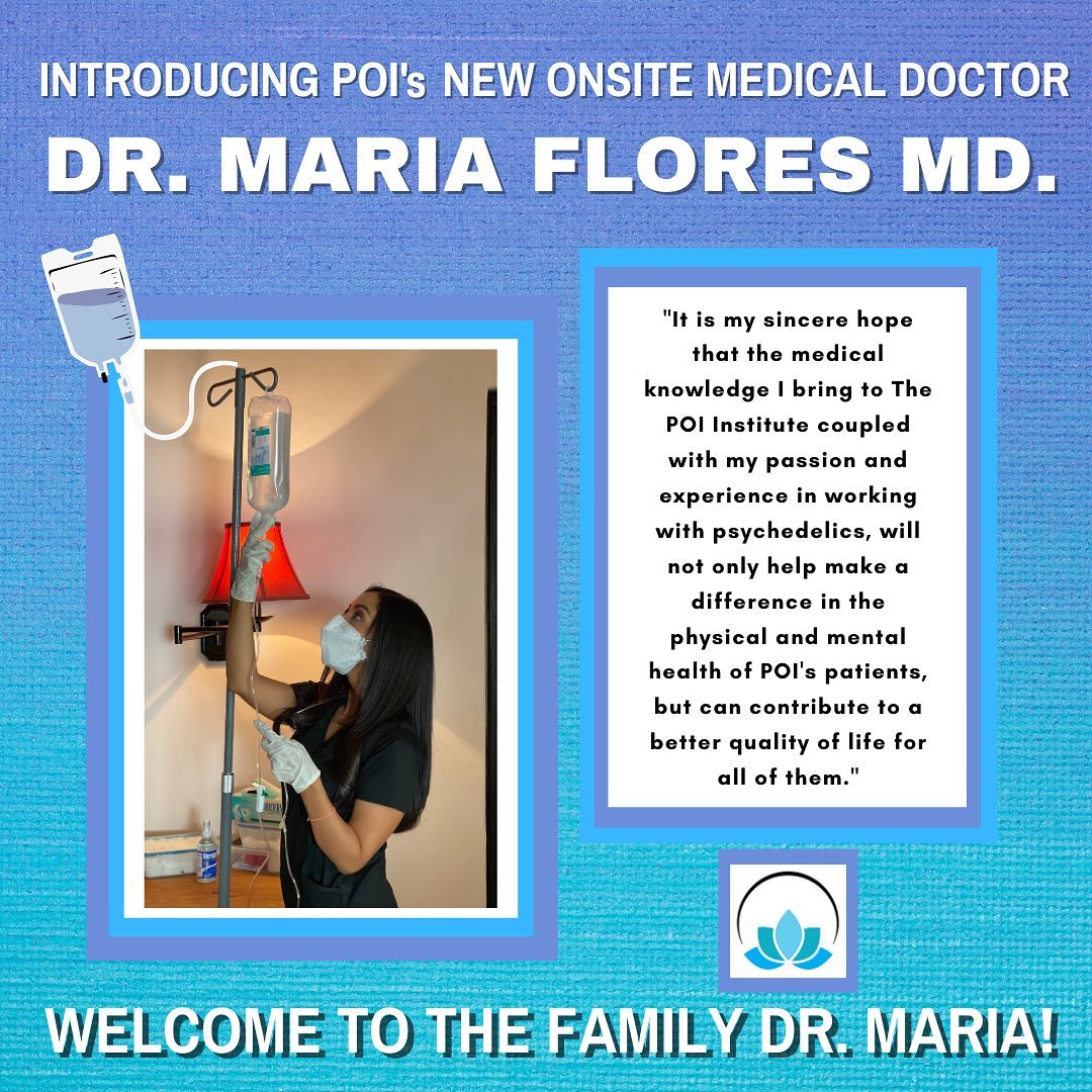 POI is thrilled to welcome Dr. Maria Flores to the family!??‍⚕️#poiibogaine #ibogainemexico #ibogainecabo #addiction #addictionrecovery #medicallyfocused #doctor
