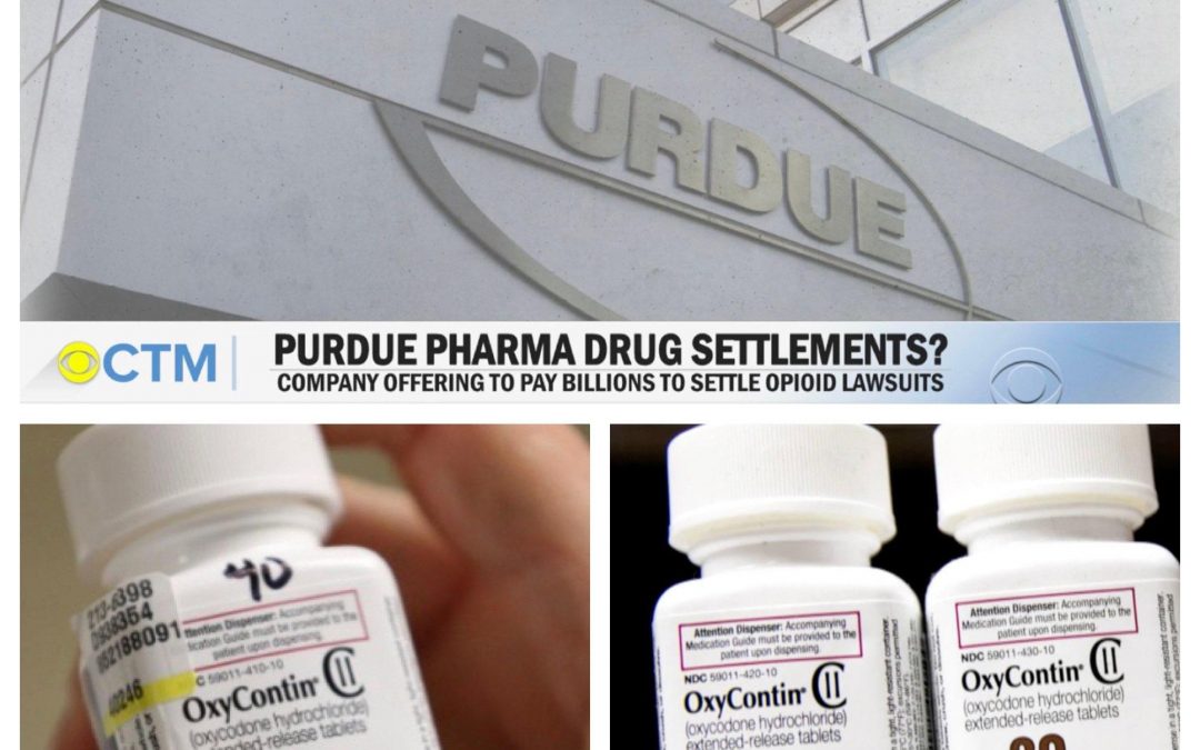 Purdue Pharma, The Maker of OxyContin, Will Plead Guilty to 3 Criminal Charges.