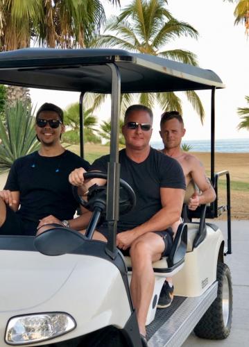 Walk or “golf cart it”  to the Beach